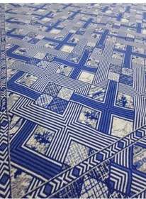 Resim Savan Dokuma Halı Örtüsü 6m² Mavi 