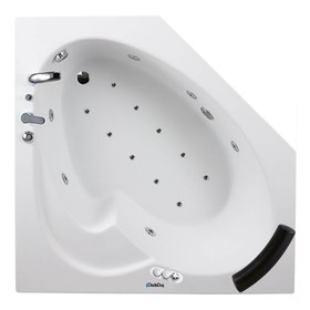 Resim Renkli Oturmalı Küvet | Jakuzi | Kanlıca | Sanacryl - 130x130 / Lacivert / 1 Kişilik 