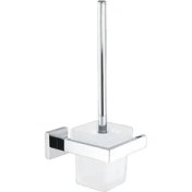 Resim Tuvalet Fırçası Tutucu Banyo Aksesuarları Ile Set Paslanmaz Çelik Temizleme Aracı WC Fırça ve Amp;Tutucu Seti Pratik Tuvalet Fırçası | Tuvalet Fırçası Tutucular (Yurt Dışından) 