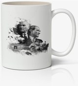Resim Atatürk Baskılı Kupa Bardak 1 - Baskılı Kahve Kupa Bardak 