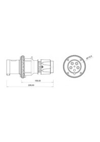Resim Bemis (bc1-4505-2011) 5*63a Düz Fiş Cee Norm 380v 