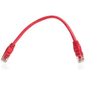 Resim Cat6 0.25M Cu Awg 24 7 Utp Kırmızı Network Kablosu 