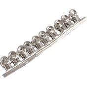 Resim Guangdong Spirit 10 Adet Kağıt Bilet Dosyası Paslanmaz Çelik Yaylı Bağlayıcı Klipsler - Intl 