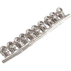 Resim Guangdong Spirit 10 Adet Kağıt Bilet Dosyası Paslanmaz Çelik Yaylı Bağlayıcı Klipsler - Intl 