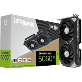 Resim Zotac GeForce RTX 5060 TI GAMING TWIN EDGE 16GB GDDR7 128Bit DLSS 4 Ekran Kartı 