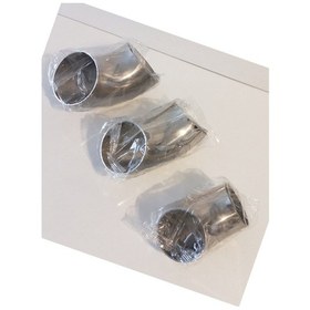 Resim Paslanmaz Krom Dirsek Boru 70mm. 