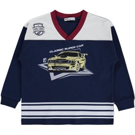 Resim Civil Boys Araba Baskılı 6-9 Yaş Pijama Takımı - Lacivert - Lacivert / 8-9 Yaş 