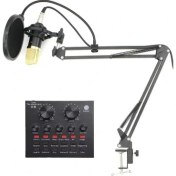 Resim Leonpro Canlı Yayın Seti Canlı Yayın Ses Kartı Çok Fonksiyonlu Mixer Ses Kartı F101 