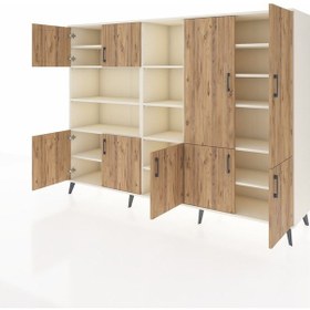 Resim Hyperion Dolap 14 Raflı 9 Kapaklı 220x44x163 Aytaşı-çam/aytaşı Atlas Çam/aytası - Aytası 