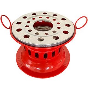 Resim Argeus Kırmızı Jel Yakıtlı Osmanlı Ocağı 