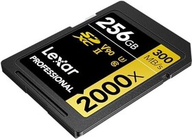 Resim Lexar Professional 256GB 2000X 300MB/s 8K V90 SD Hafıza Kartı 