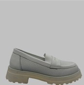 Resim Albini A-24y101269 Kadın Deri Oxford Ayakkabı Beyaz 