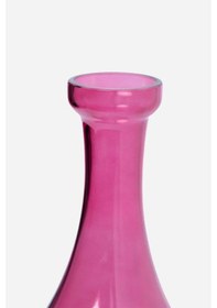 Resim Pembe Cam Kapaklı Sürahi - Pembe Renk Modern Tasarım Damla Karaf 