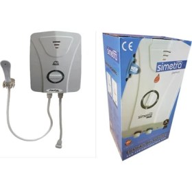 Resim Simetra Premium Elektrikli Şofben 80694007 Güçlü Su Isıtma Kapasitesi ile Hızlı Isıtma Teknolojisi 