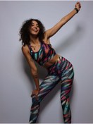 Resim ELİESARELİTE Renkli Toparlayıcı Tayt Ile Büstiyer Takım 