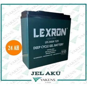 Resim Lexron 24 Amper Jel Akü Lexron 