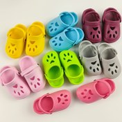 Resim Mini Funky Karikatür Pet Terlikler, Sevimli Plastik Oyuncak Ayakkabılar, Şapka Süslemesi için DIY Miniature Aksesuarlar, Güç Gerektirmez 
