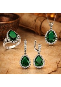 Resim 925 Ayar Gümüş Hürrem Sultan Bayan Set 