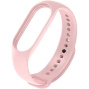 Resim Xiaomi Mi Band 7 Uyumlu Klasik Zore Kordon-Pembe Açık 