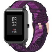 Resim Amazfit Bip Lite Sürüm 1 S/bip S 20mm Naylon Denim Kanvas Yedek Kordon Kordonlu Saat 
