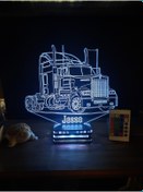 Resim Lamp Kenworth (1), Truck, Driver, Personalized 3D Lamp 