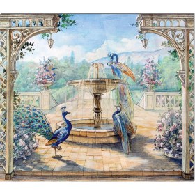 Resim Olinpa Cam Ocak Arkası Koruyucu | Tavuz Kuşu 