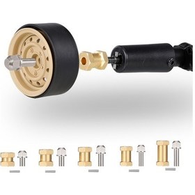 Resim 4 Parça 17mm Uzatma Tekerlek Heks Sürüş Göbekleri Bakır Genişletici Adaptör Seti - Scx10, Wraith, Rr10, Tundra, F-350 Uyumlu 