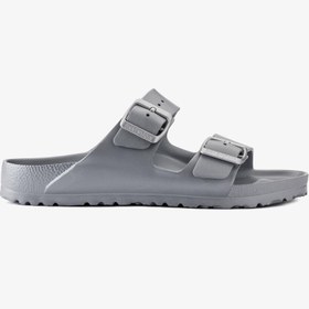Resim Birkenstock Arizona Eva Metallic Çift Bantlı Erkek Gri Plaj Terliği 