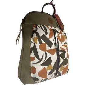 Resim Old Cotton Cargo Vintage Kanvas Renkli Otantik Günlük Gezi Seyahat Sırt Çantası Lucas Bag 30 Cm X 37 Cm Kahverengi 