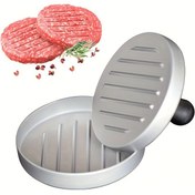 Resim 1 Adet Yapışmaz Manuel Burger Presi - Mükemmel Köfte, Mantı ve Daha Fazlası için Ergonomik Saplı Dayanıklı Metal Et & Sebze Izgara Kalıbı - Ev Mutfak Kahvaltıları için İdeal 