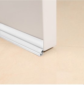 Resim Kapı Contası Beyaz - Kapı Altı Taslak Koruma Yalıtımı Kapı Süpürgesi Hava Koruma Ses Emici Güçlü Kapı Altı Contası Toz Ve Ses 