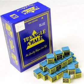 Resim Mavi Bilardo Istaka Tebeşiri 12 Adet 