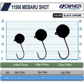 Resim Cultiva 11566 Mebaru Shot Lrf Jighead 3.5 Gram Standart 