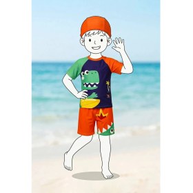 Resim Zuzunga Summer Dino Erkek Çocuk Mayo Takımı 
