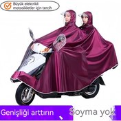 Resim Yağmur Fırtınasını Önlemek İçin Motosiklet Araba Panço Yağmurluk Kum 