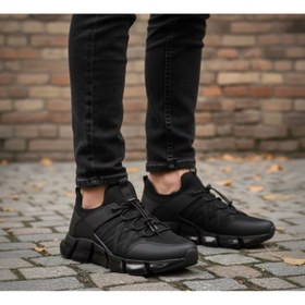 Resim Wickers Erkek Spor Ayakkabı Siyah Mevsimlik Günlük Ortopedik 2465 