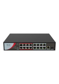 Resim Hilook NS-0318P 130 B 16 Port Fast Ethernet Yönetilemeyen Poe Switch 