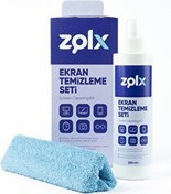 Resim Zolx 250 ML Solüsyon ve 4 Adet Mikrofiber Bez Ekran Temizleme Seti 