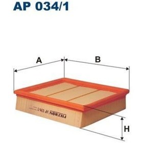 Resim Fıltron Ap034.1 - Hava Fıltresı Mercedes M266 W169 W245 