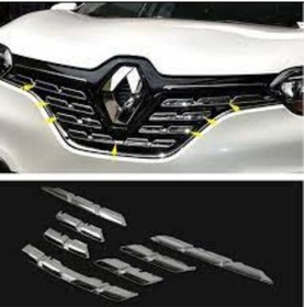 Resim Türkmen Renault Kadjar 2015-2019 Arası Uyumlu Ön Panjur Abs Kromu 