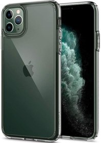 Resim Spigen Apple Uyumlu iPhone 11 Pro İle Kılıf Ultra Hybrid Crystal Clear 