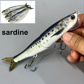 Resim 1 Paket Sardalya Yem Balıkçılık - 14cm/5.5" 30g Çok Bölmeli Gerçekçi Balık Şekilli ABS Plastik Yem Karışık Renklerde Tuzlu Su Tatlısu Levrek Alabalık Avı İçin 