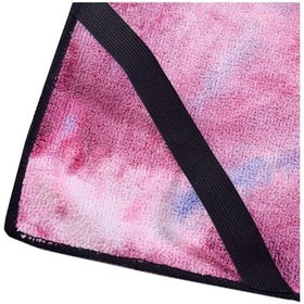 Resim Geeroyoo Yaz Tatili İçin Ultra Emici Mikrofiber Plaj Havlusu Ve Şezlong Kılıfı - Çok Cep İşlevli, Hızlı Kuruyan Mor 