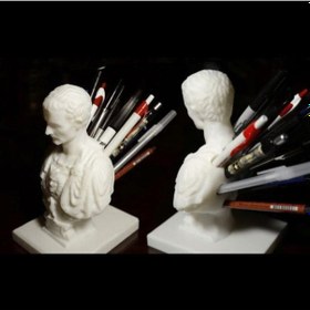 Resim Jül Sezar Kalemlik Dekor Heykel, Biblo 