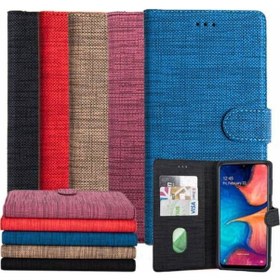 Resim Oppo A91 Spor Kumas Cüzdan Kilif 504938381 
