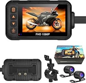 Resim Blelsa 3.0 inç döngülü ön ve arka çizgi kamerası 720P/480P çift kayıt yüksek çözünürlüklü döngülü kamera 