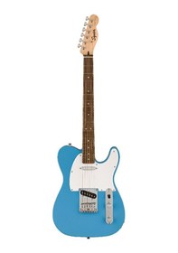 Resim Squier 0373450526 Sonic Telecaster Elektro Gitar California Blue Mavi Renk Laurel Klavye Ve Beyaz Pickguard 