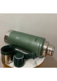 Resim Gint Yeşil 2.2 Litre Vakumlu Avcı Kamp Termosu 