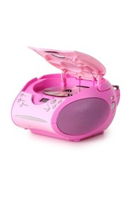 Resim Lenco Scd-24 Portable Taşınabilir Müzik Seti Radyo Cd Çalar-pembe 