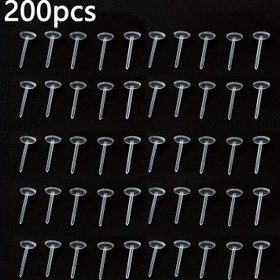 Resim 200 adet/500 adet Reçine Şeffaf Kulak İğneleri Kaplama Olmadan, Basit ve Şık Takı Seti, Ağrısız, Anti-Allerjik, Partiler için Uygun, Kadınlar için İdeal Hediye, Günlük Takı Seti, Tatil Hediyesi, Pille Çalışmayan 